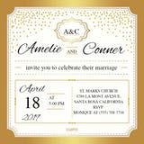 Gold Elegant - Wedding Invitation